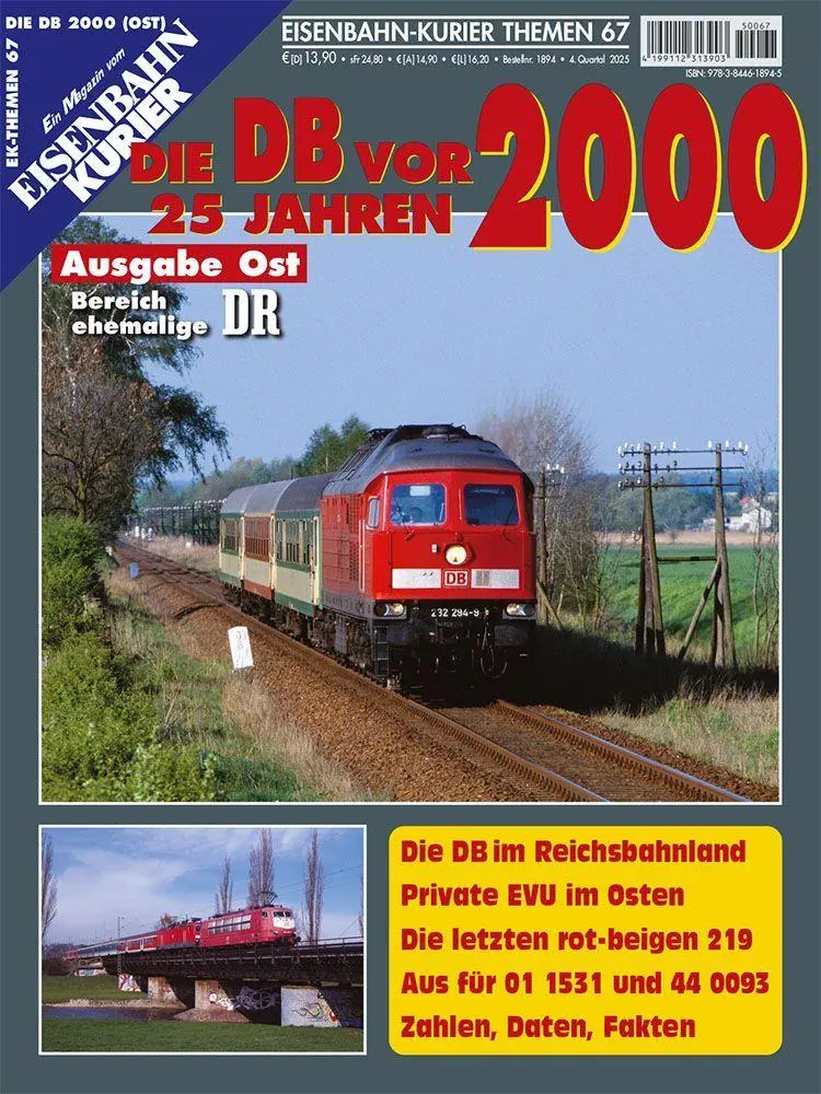 Cover: 9783844618945 | Die DB vor 25 Jahren - 2000 Ausgabe Ost | Broschüre | 98 S. | Deutsch